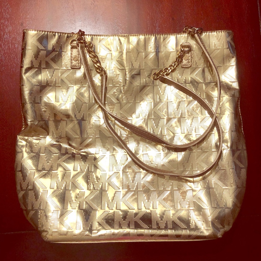 Michael Kors Gold Purse